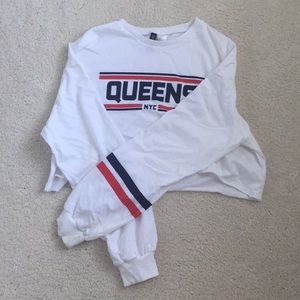 H&M cropped hoodie